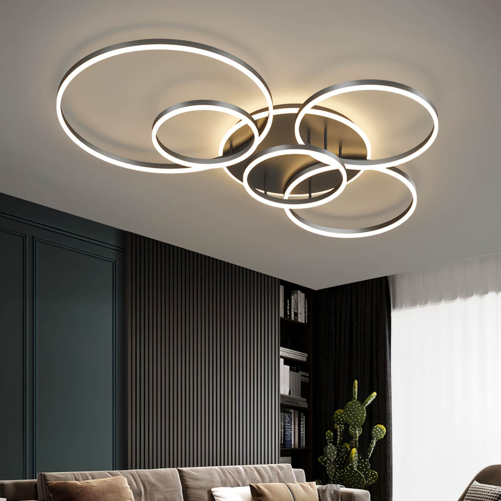 Feyran Circular LED Ceiling Light for Living Room
