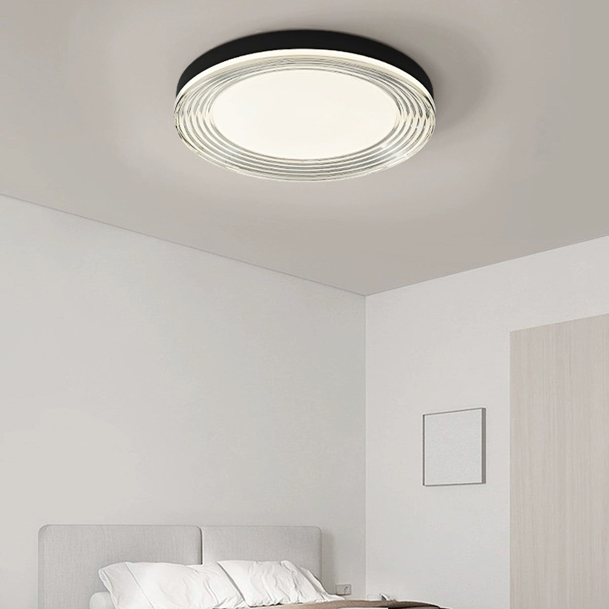 Feyran Circular Acrylic Ceiling Light for Bedroom