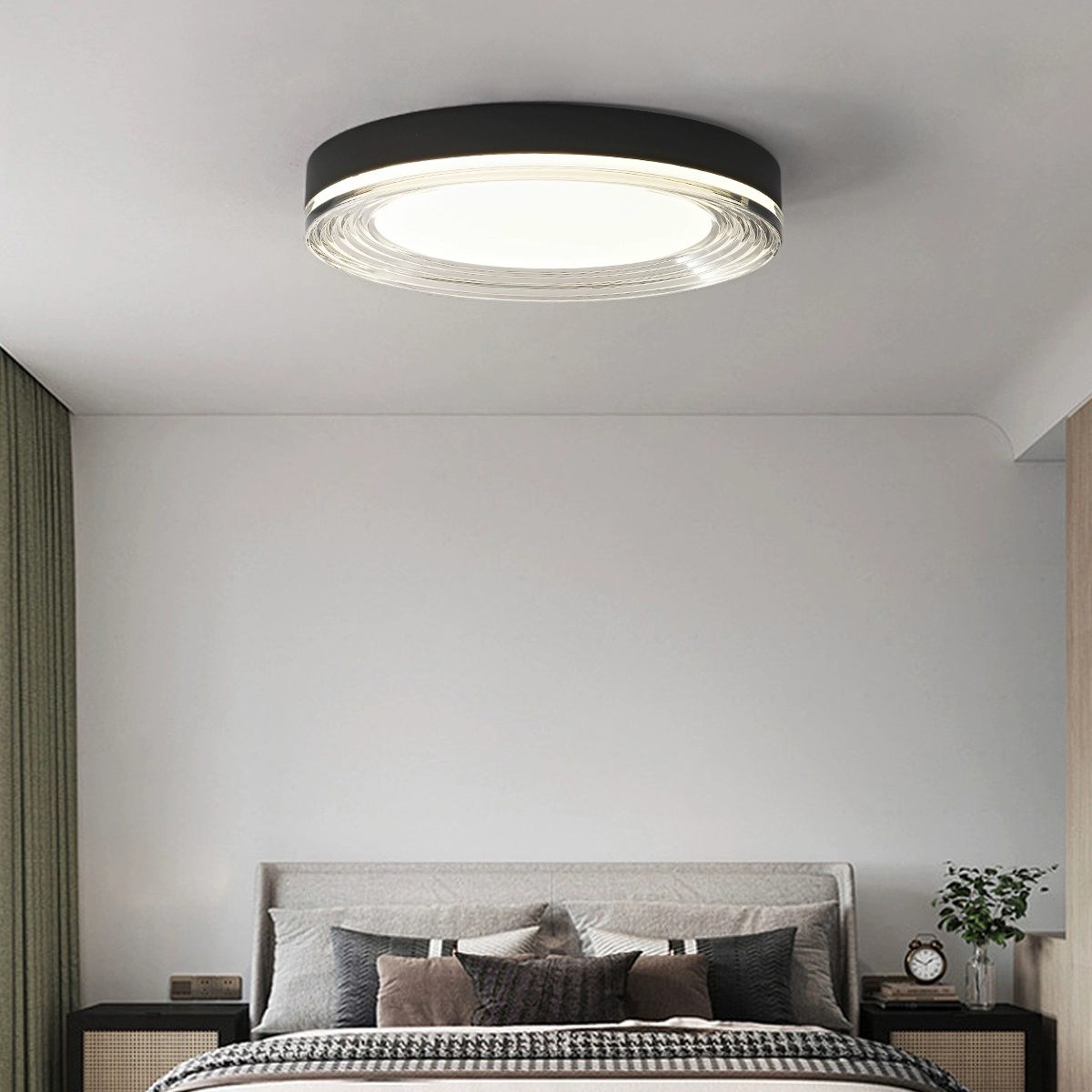 Feyran Circular Acrylic Ceiling Light for Bedroom