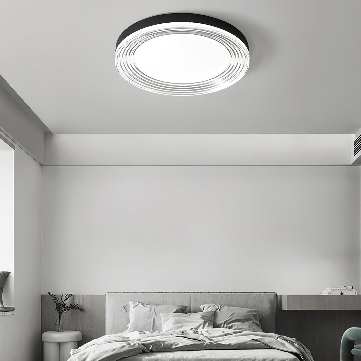 Feyran Circular Acrylic Ceiling Light for Bedroom