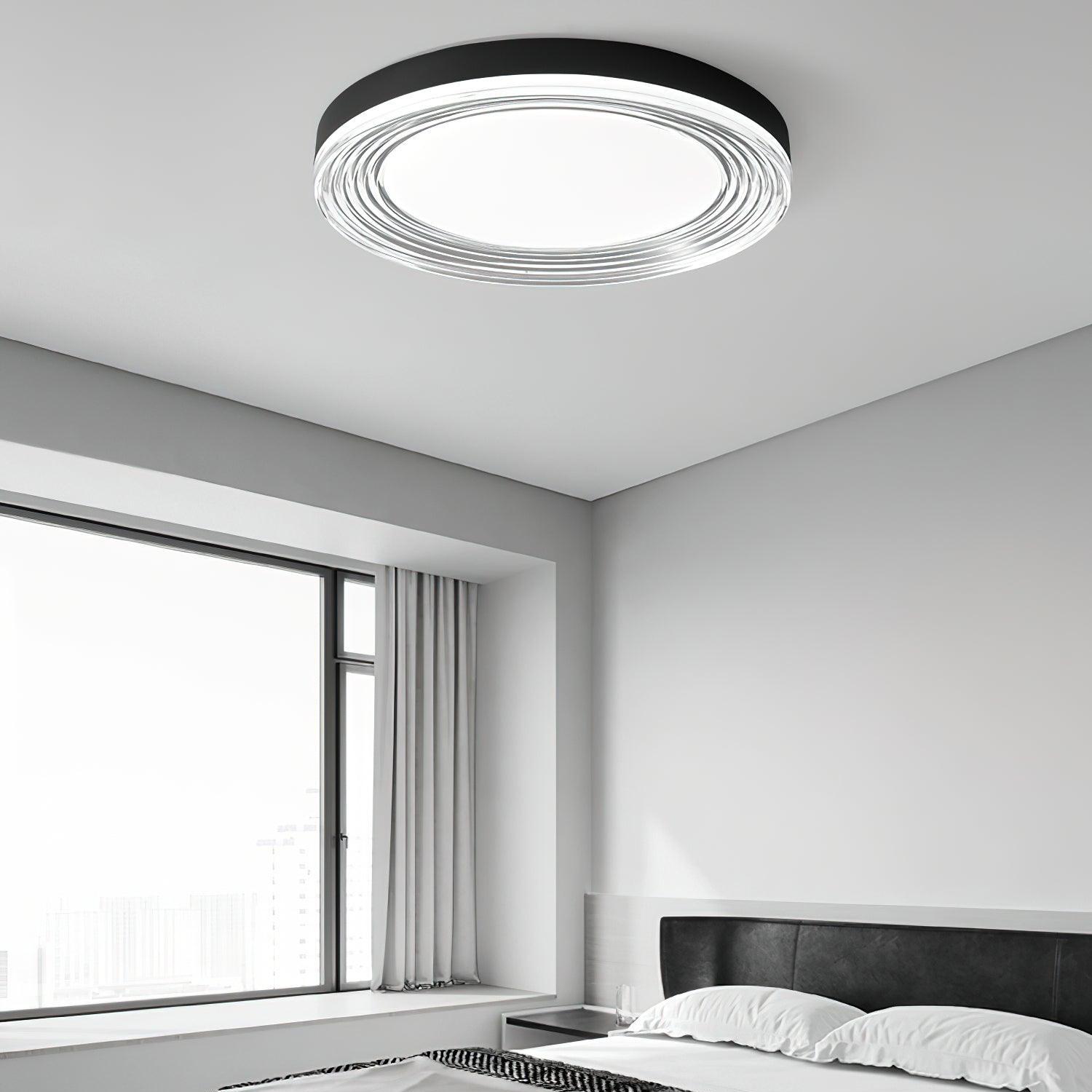 Feyran Circular Acrylic Ceiling Light for Bedroom