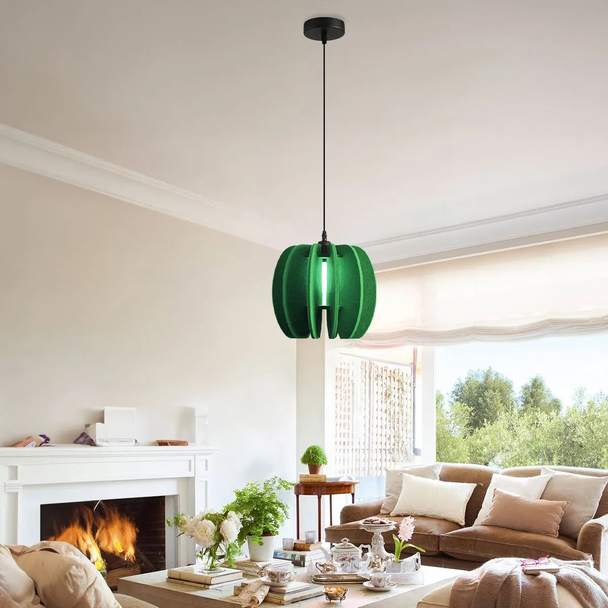 Feyran Circular Arc Piece Acoustic Pendant Light