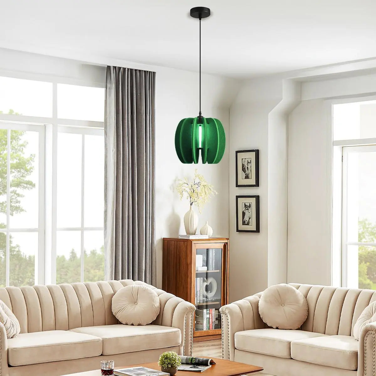 Feyran Circular Arc Piece Acoustic Pendant Light