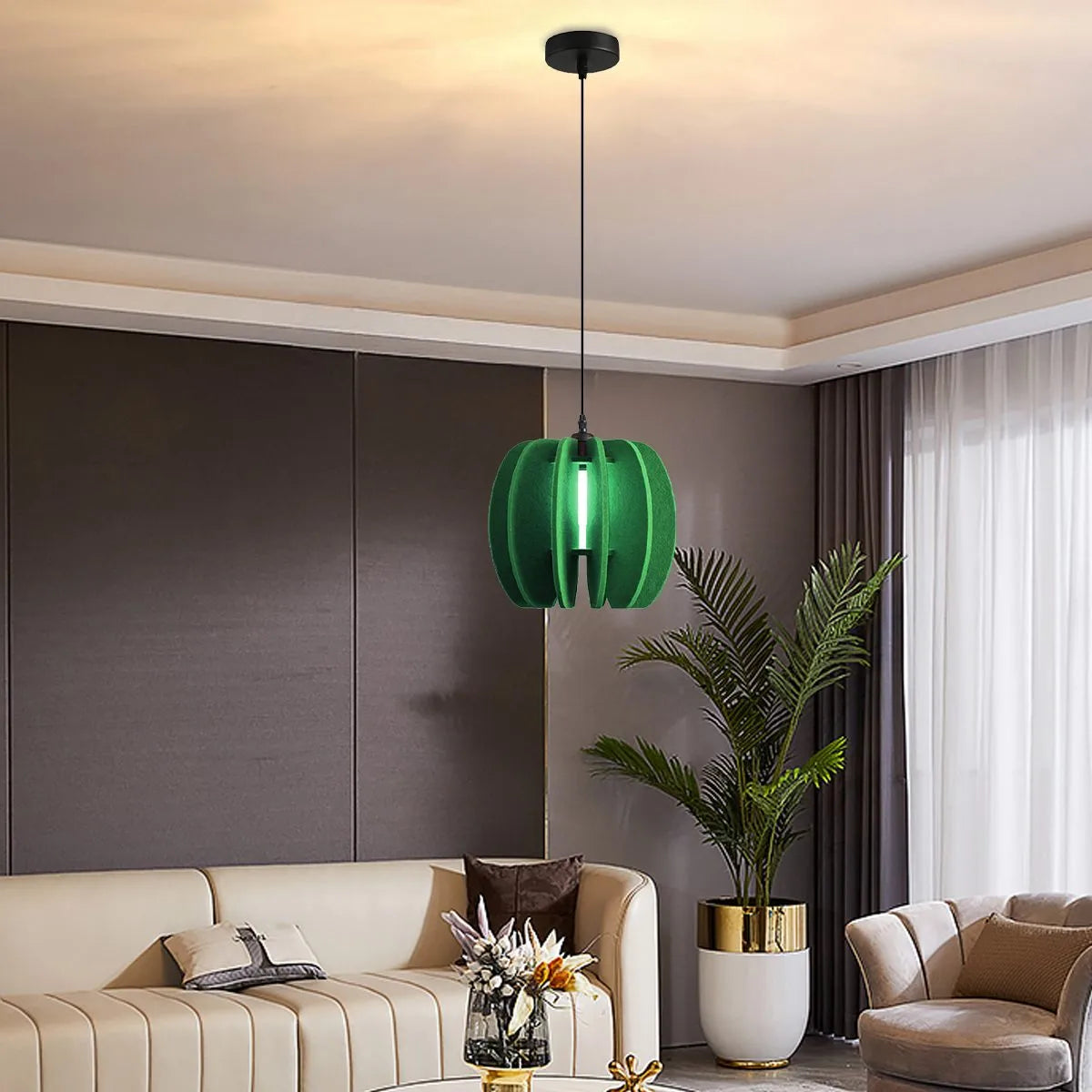 Feyran Circular Arc Piece Acoustic Pendant Light
