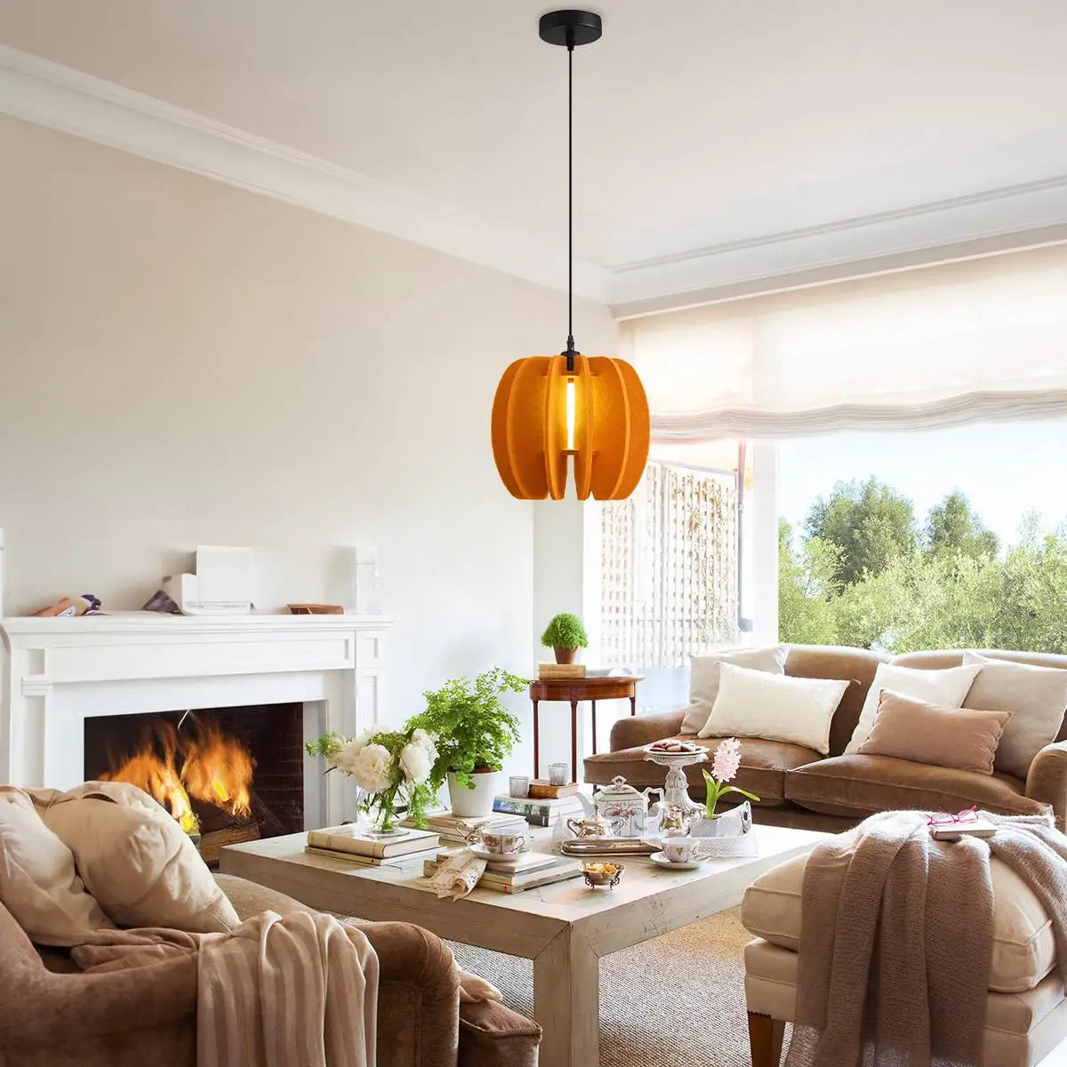 Feyran Circular Arc Piece Acoustic Pendant Light