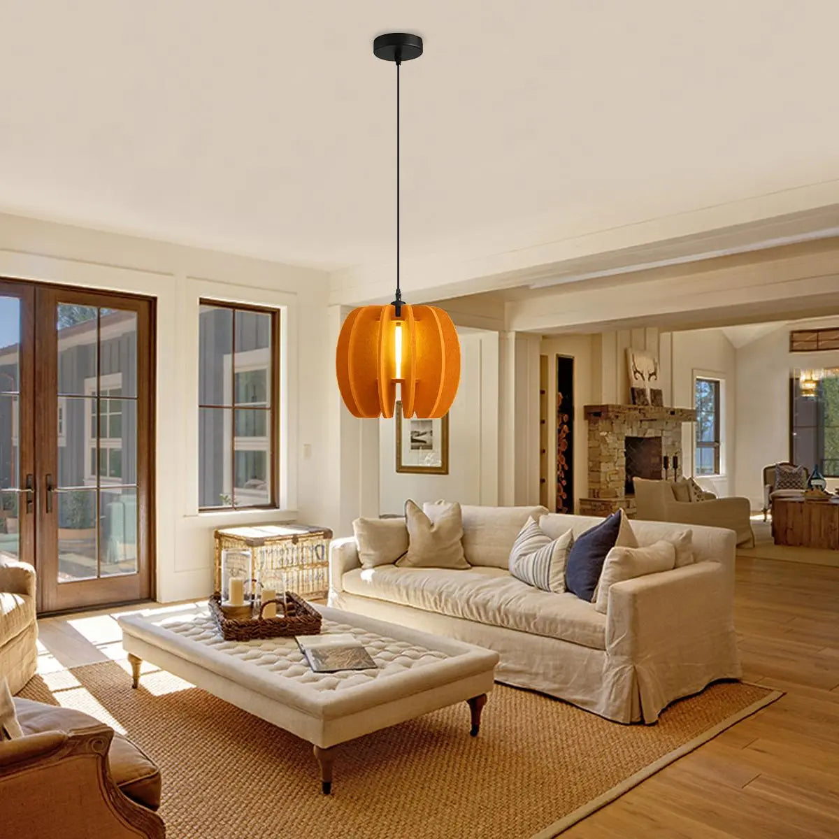 Feyran Circular Arc Piece Acoustic Pendant Light