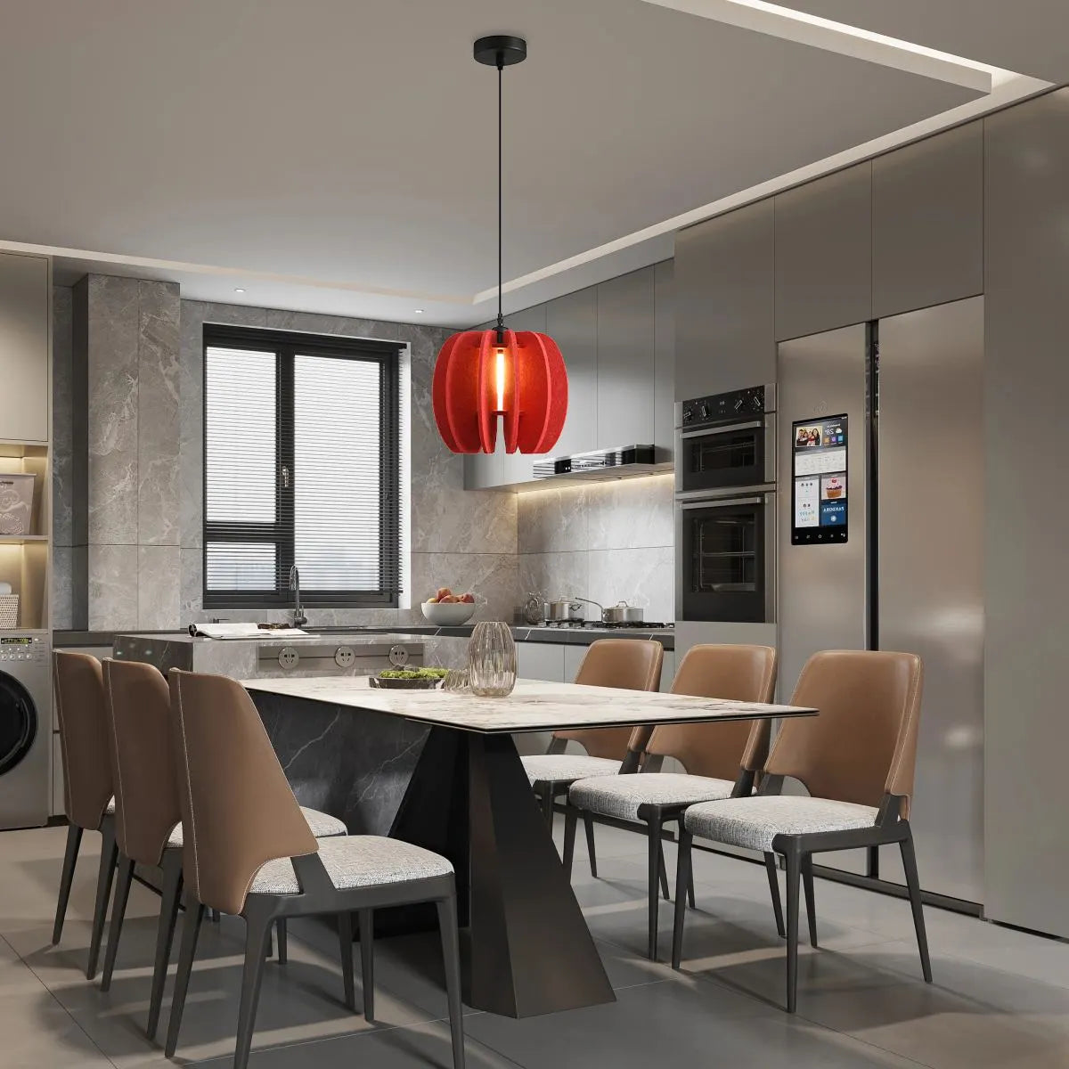 Feyran Circular Arc Piece Acoustic Pendant Light