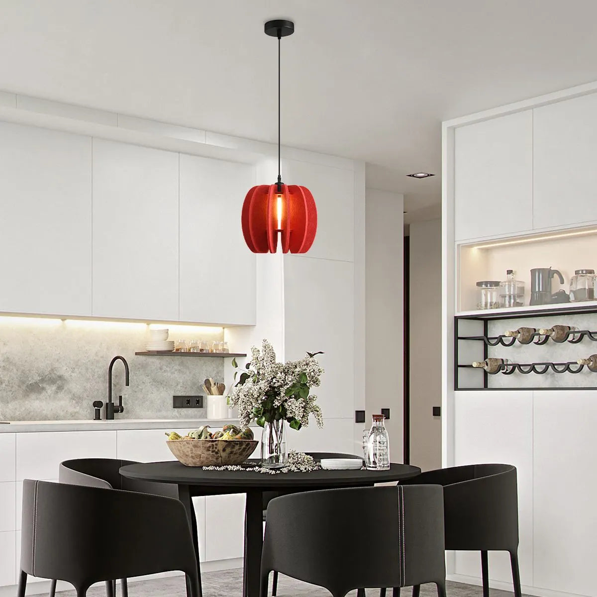 Feyran Circular Arc Piece Acoustic Pendant Light