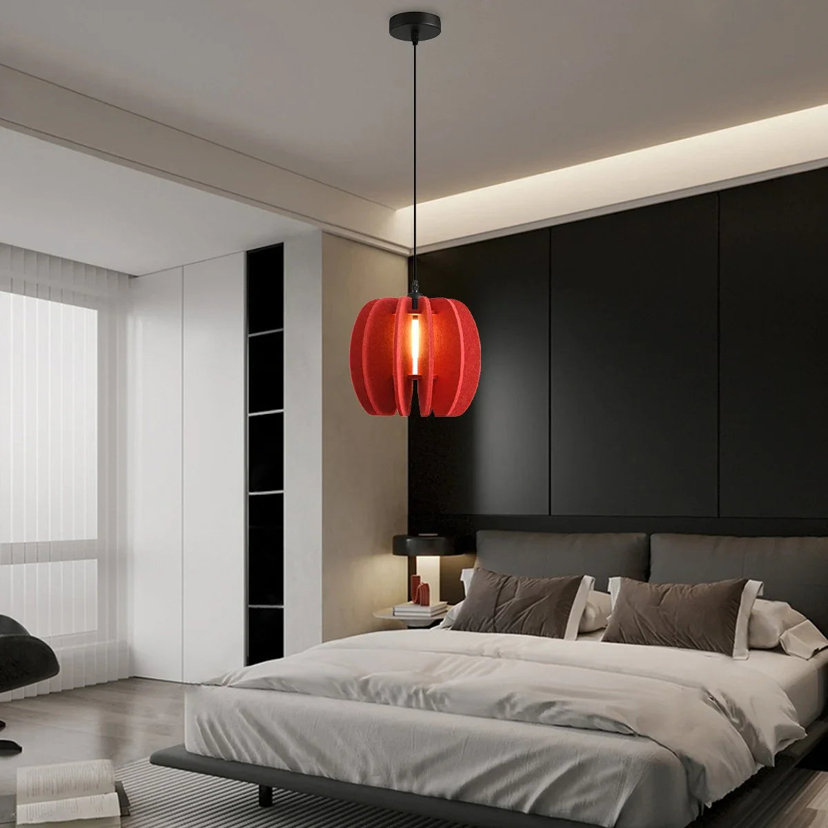 Feyran Circular Arc Piece Acoustic Pendant Light