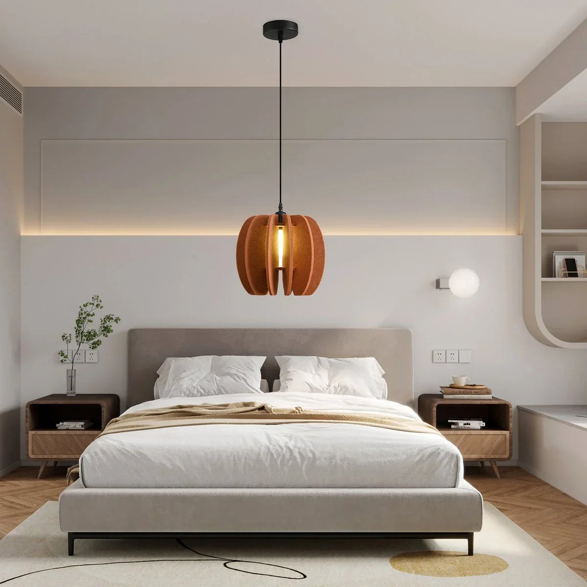 Feyran Circular Arc Piece Acoustic Pendant Light