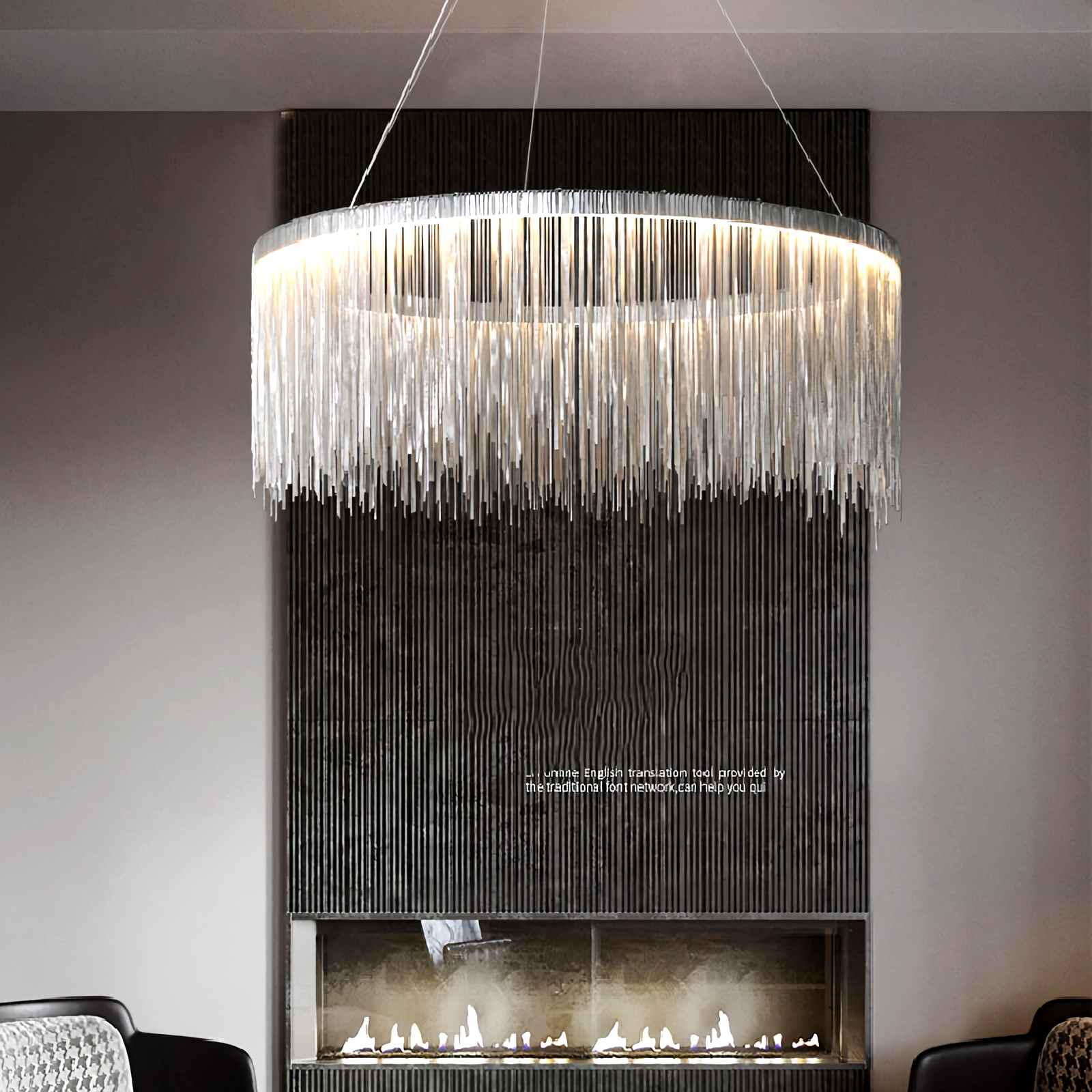 Feyran Modern Art Decor Tassel Chandelier