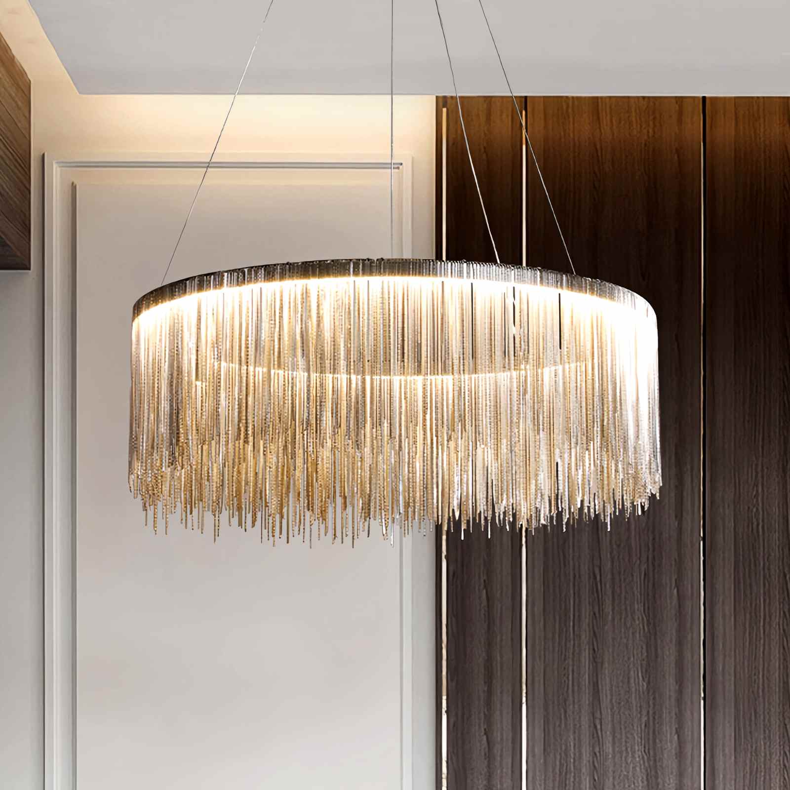 Feyran Modern Art Decor Tassel Chandelier