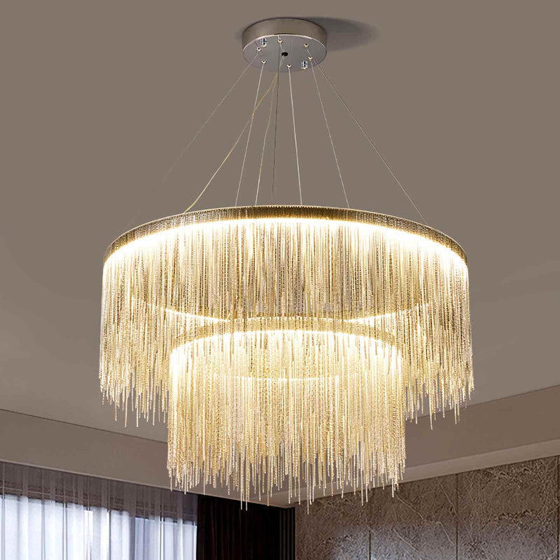 Feyran Modern Art Decor Tassel Chandelier