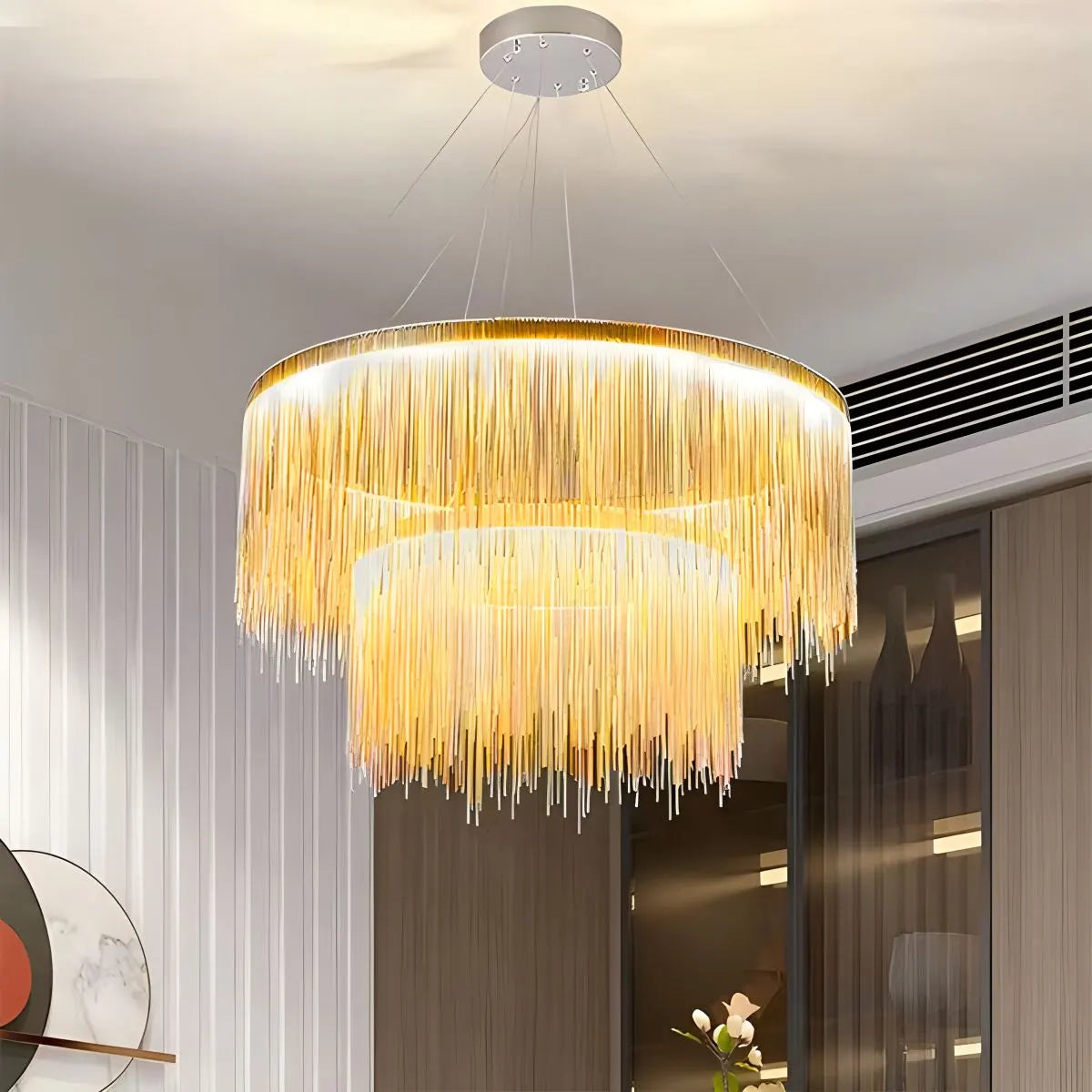 Feyran Modern Art Decor Tassel Chandelier