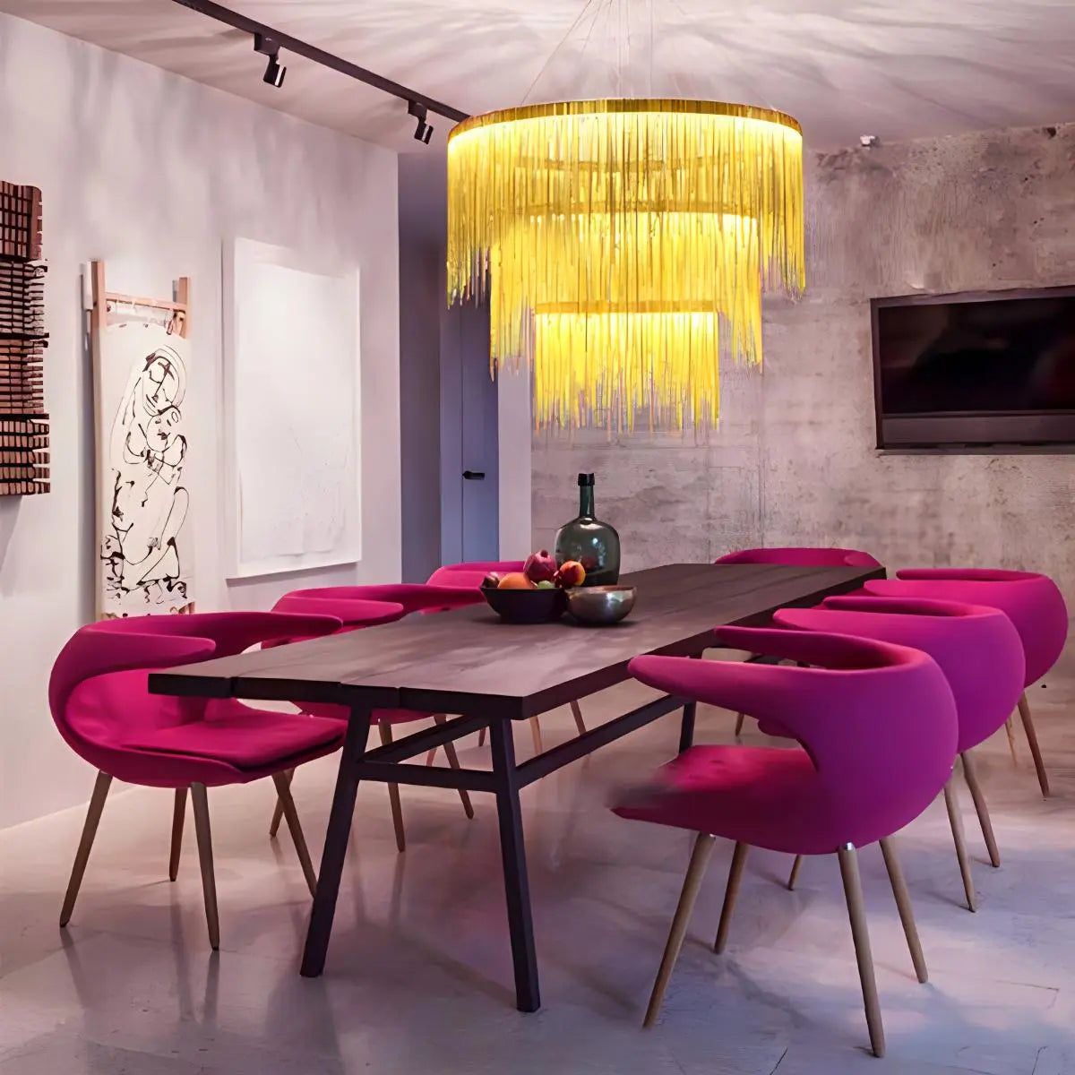 Feyran Modern Art Decor Tassel Chandelier