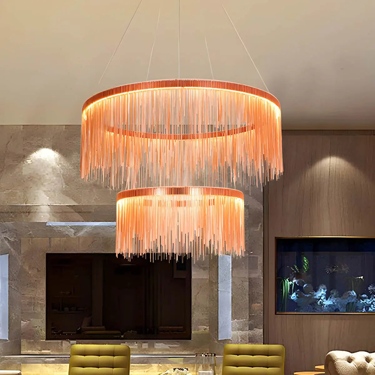 Feyran Modern Art Decor Tassel Chandelier