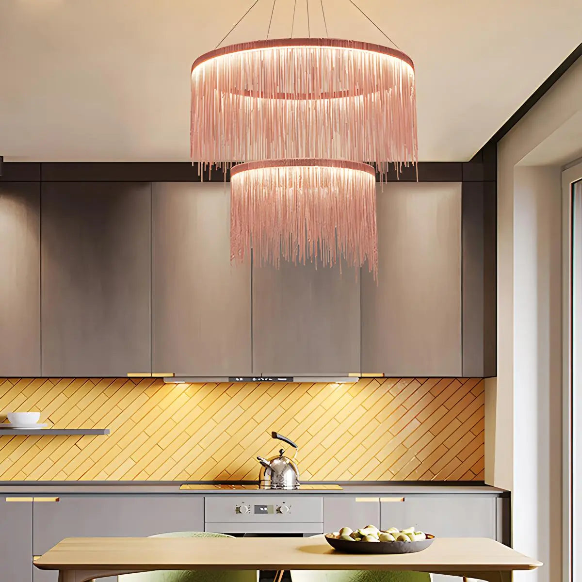 Feyran Modern Art Decor Tassel Chandelier