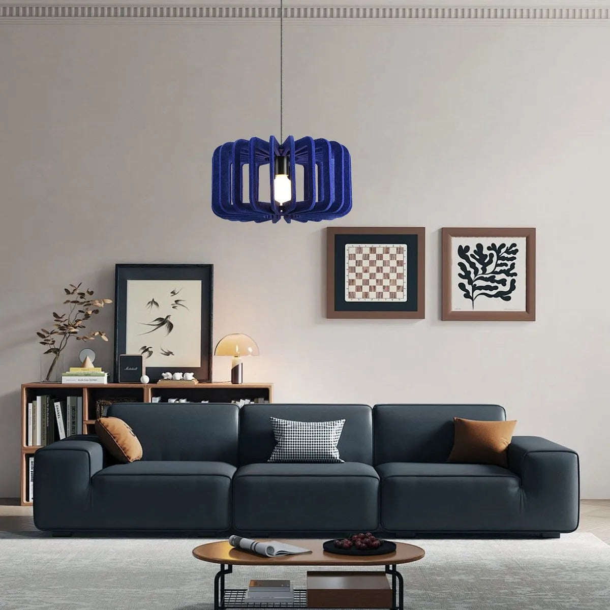Feyran Column Shaped Birdcage Acoustic Pendant Light