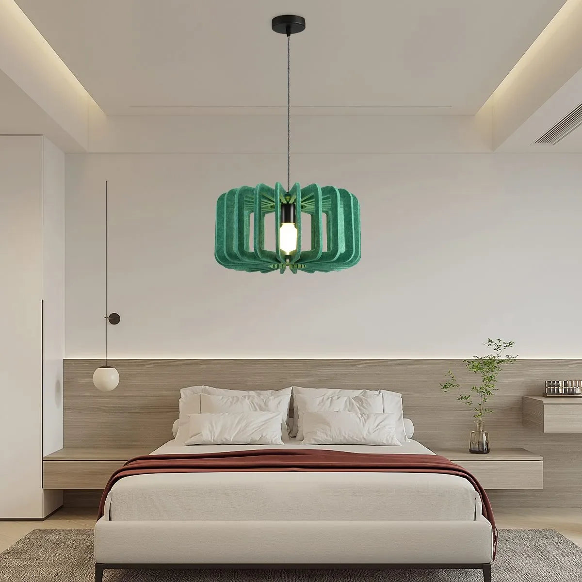 Feyran Column Shaped Birdcage Acoustic Pendant Light