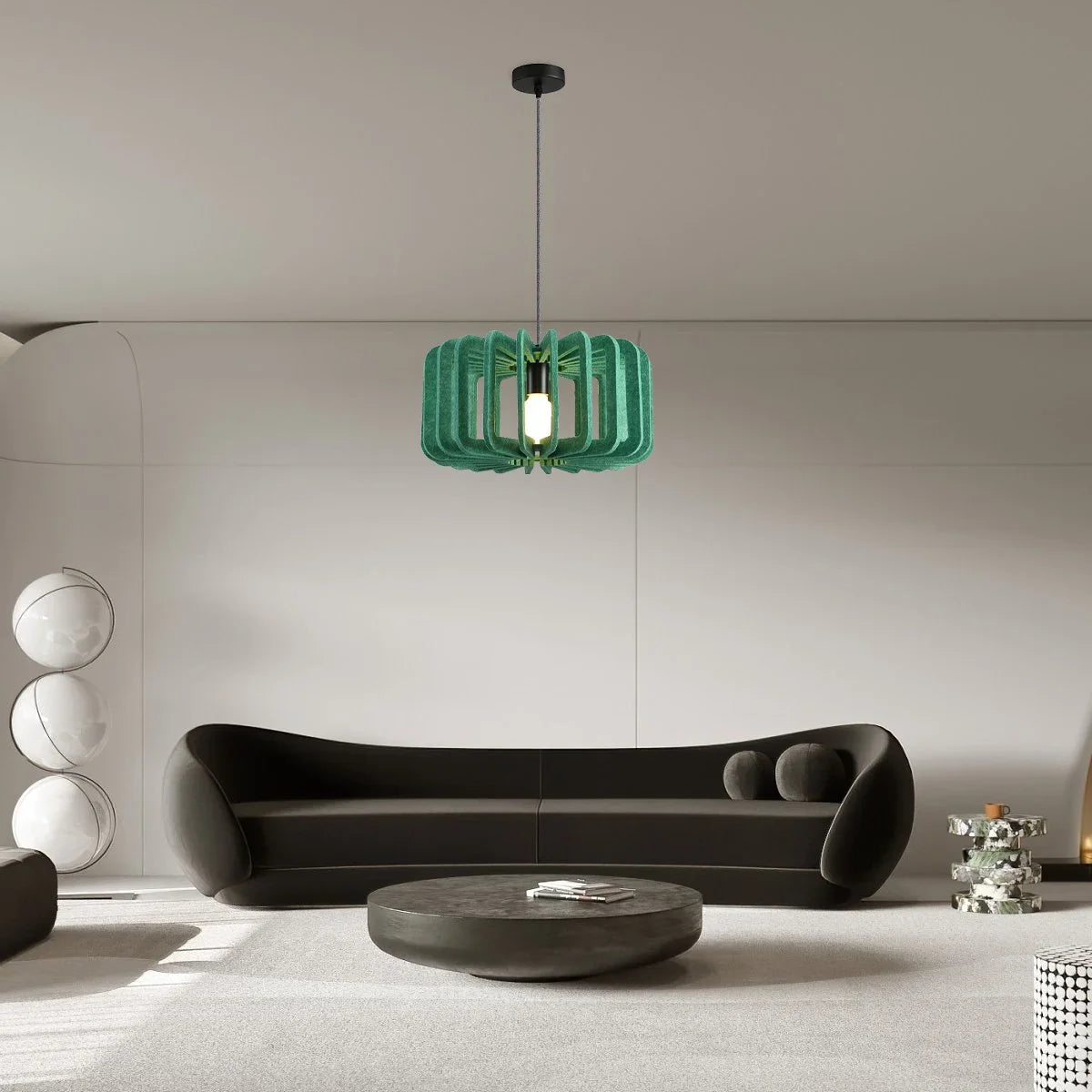 Feyran Column Shaped Birdcage Acoustic Pendant Light