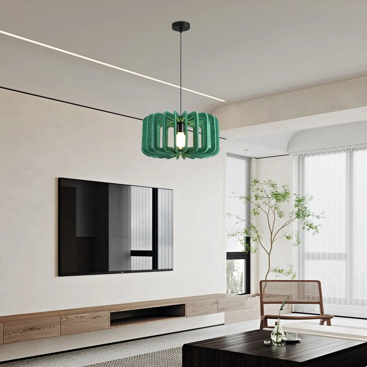 Feyran Column Shaped Birdcage Acoustic Pendant Light