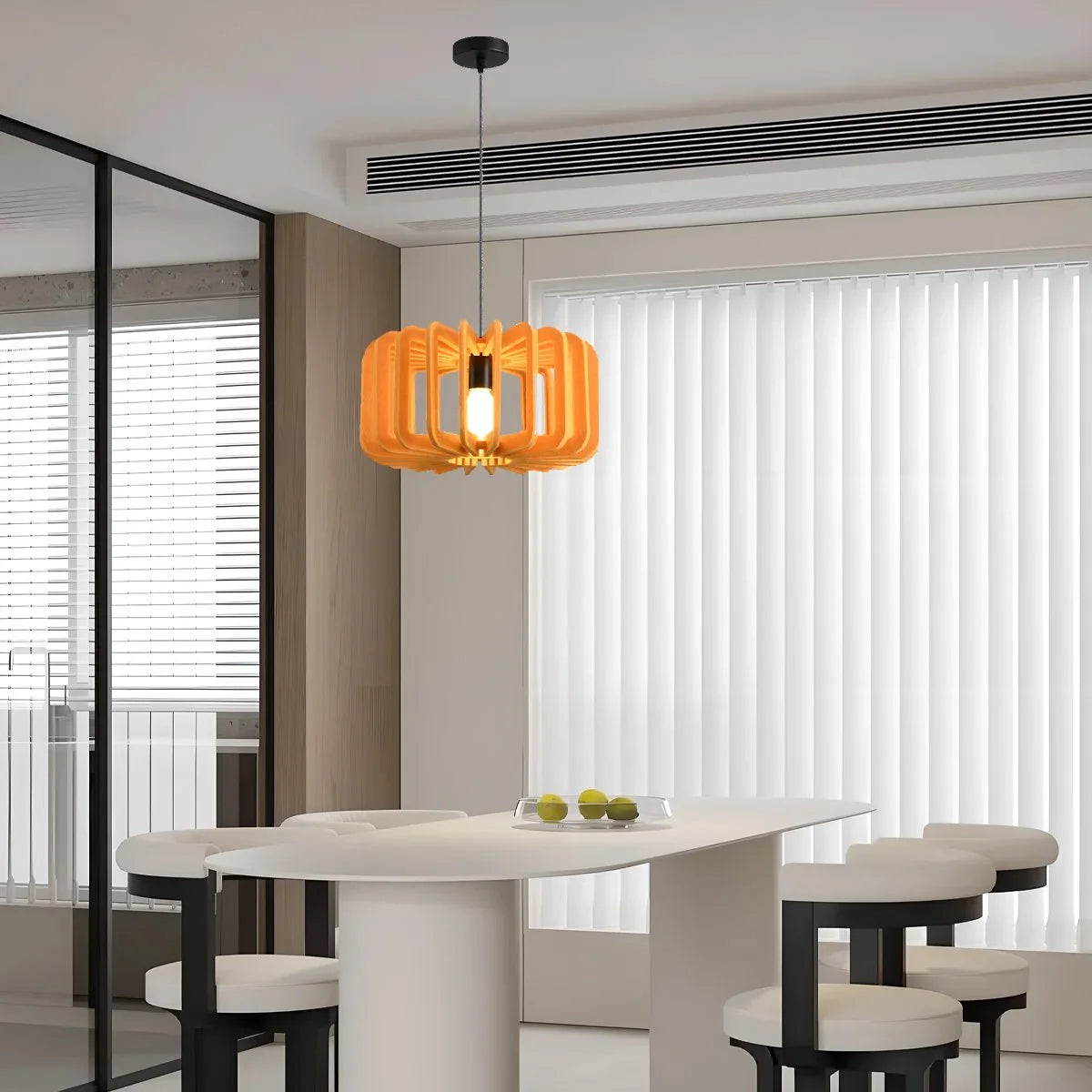 Feyran Column Shaped Birdcage Acoustic Pendant Light