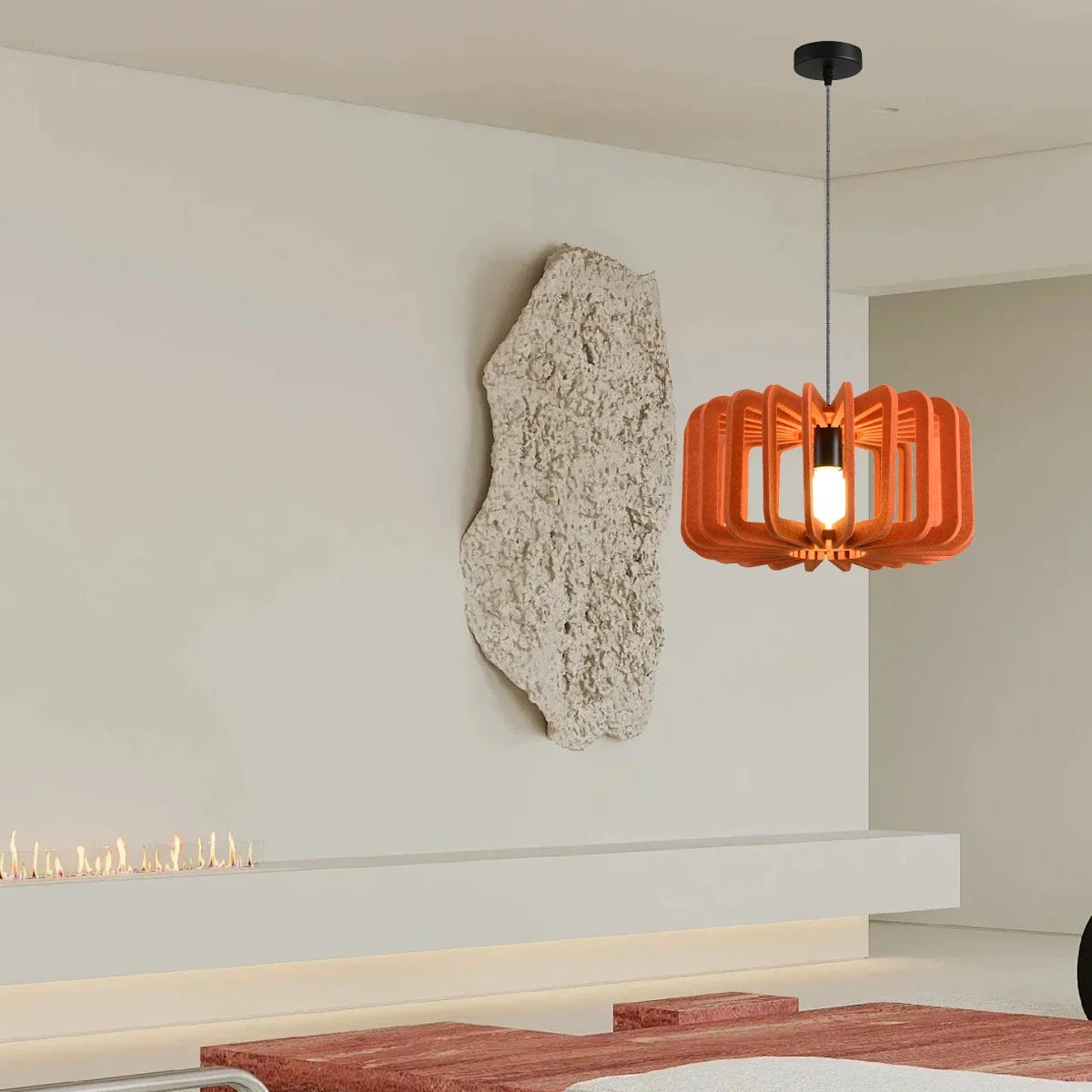 Feyran Column Shaped Birdcage Acoustic Pendant Light
