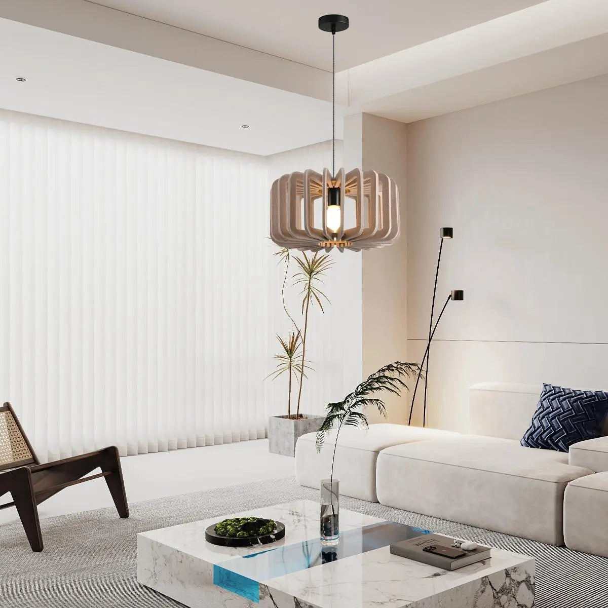 Feyran Column Shaped Birdcage Acoustic Pendant Light