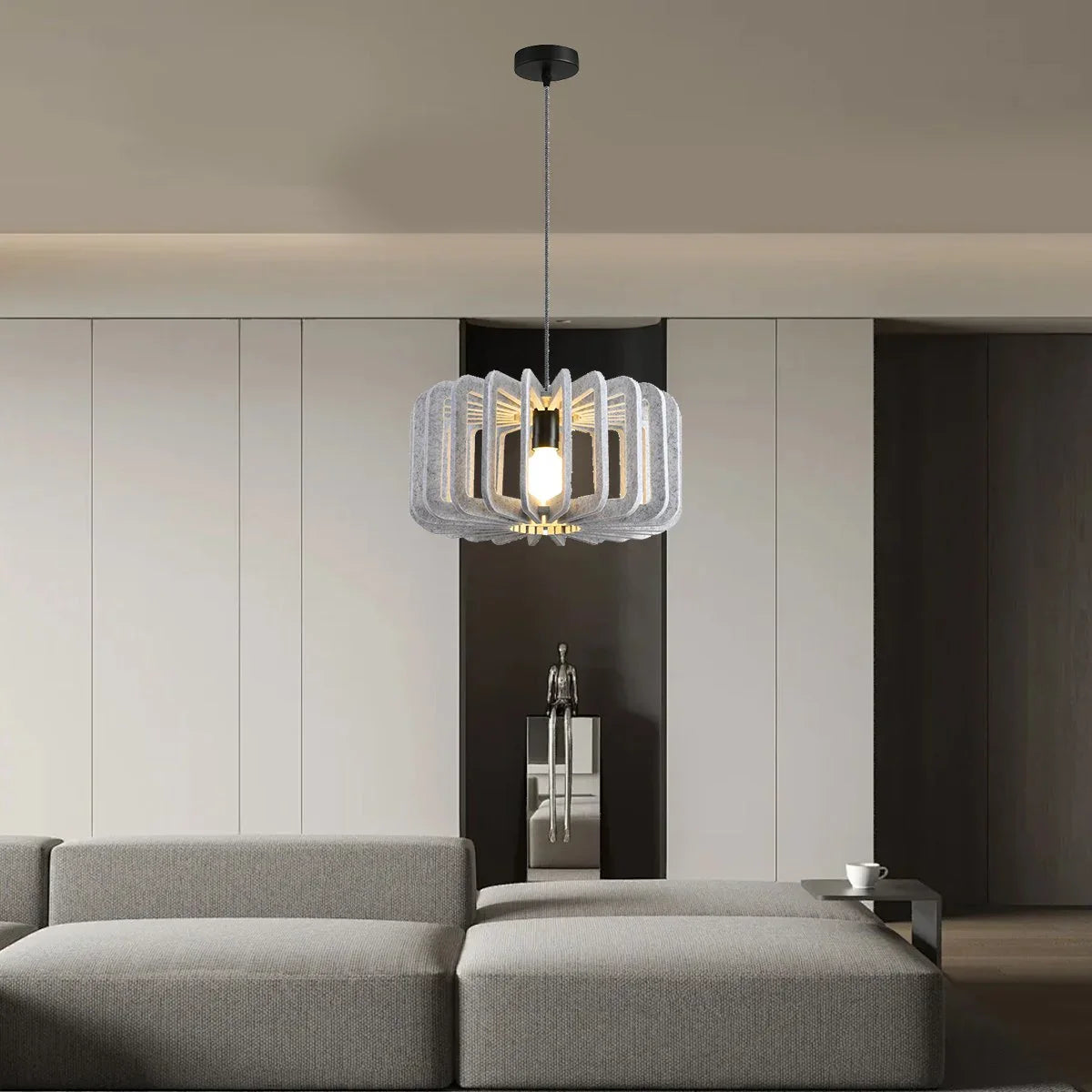 Feyran Column Shaped Birdcage Acoustic Pendant Light