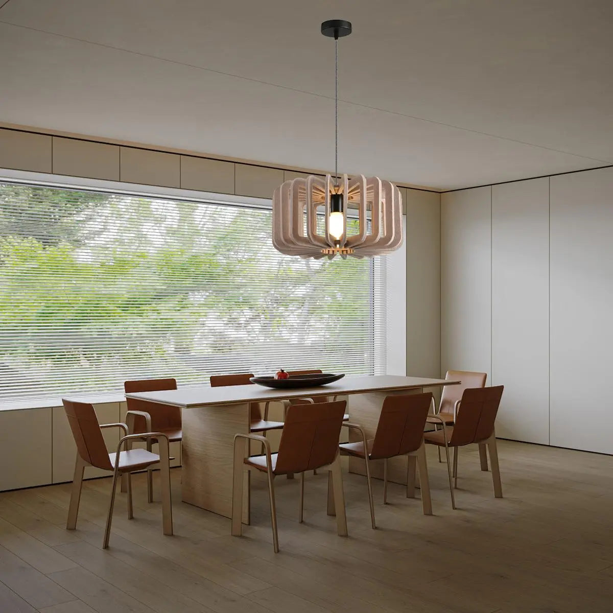 Feyran Column Shaped Birdcage Acoustic Pendant Light
