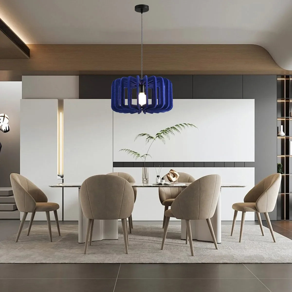 Feyran Column Shaped Birdcage Acoustic Pendant Light