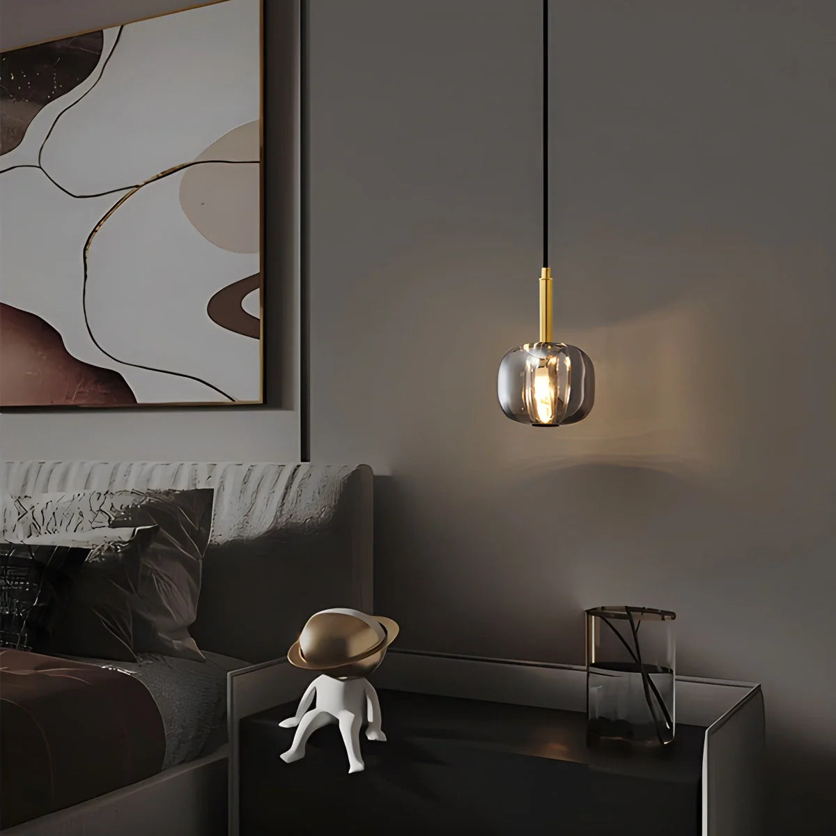 Feyran Copper Crystal Pendant Light Multiple Styles Available