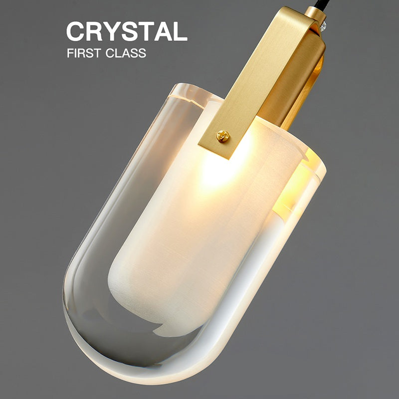 Feyran Copper Crystal Pendant Light Multiple Styles Available