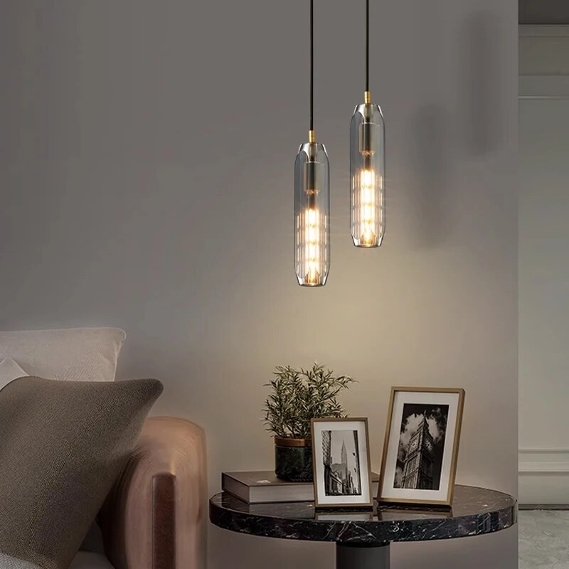Feyran Copper Crystal Pendant Light Multiple Styles Available