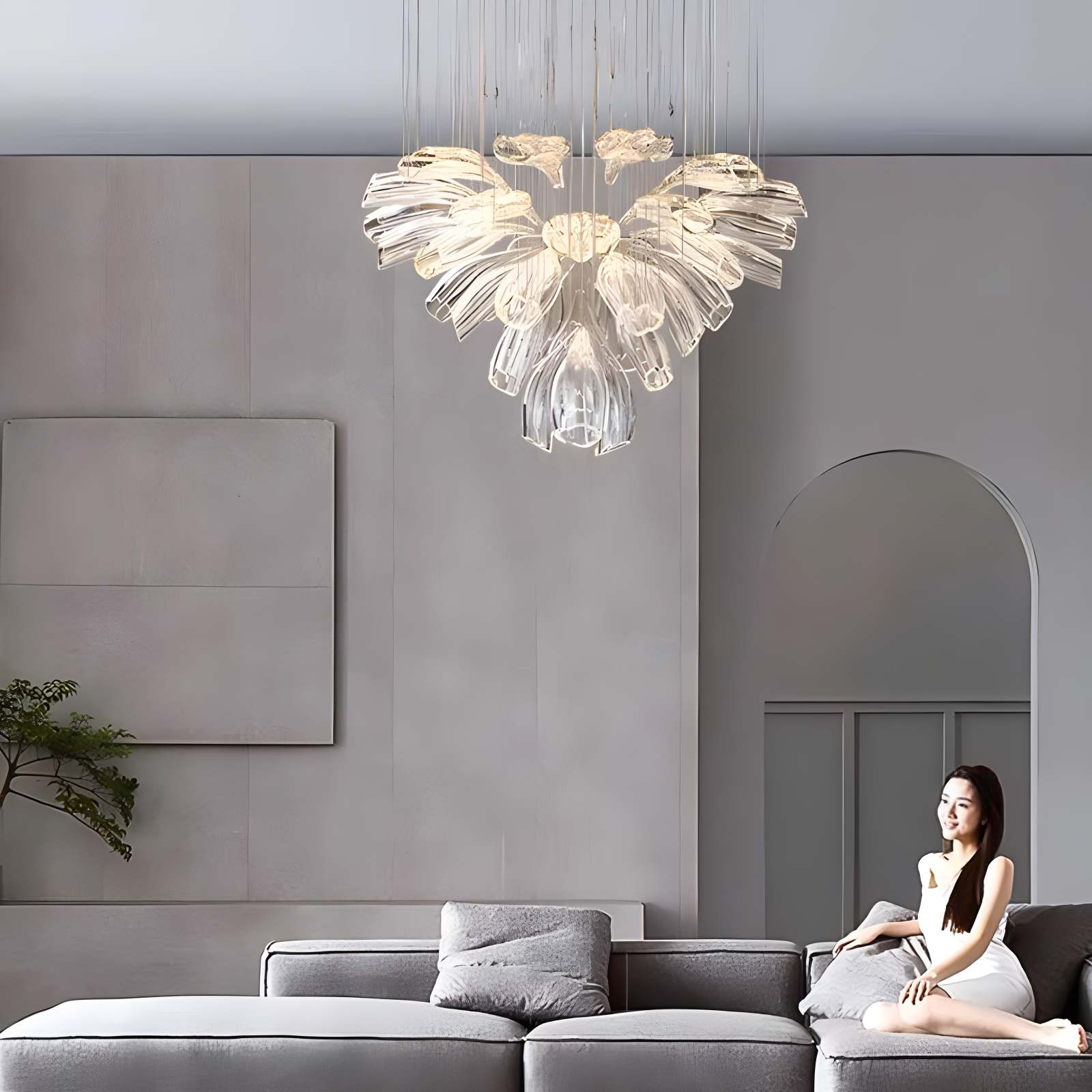 Feyran Italian Luxury Creative Bud Ceiling Chandelier