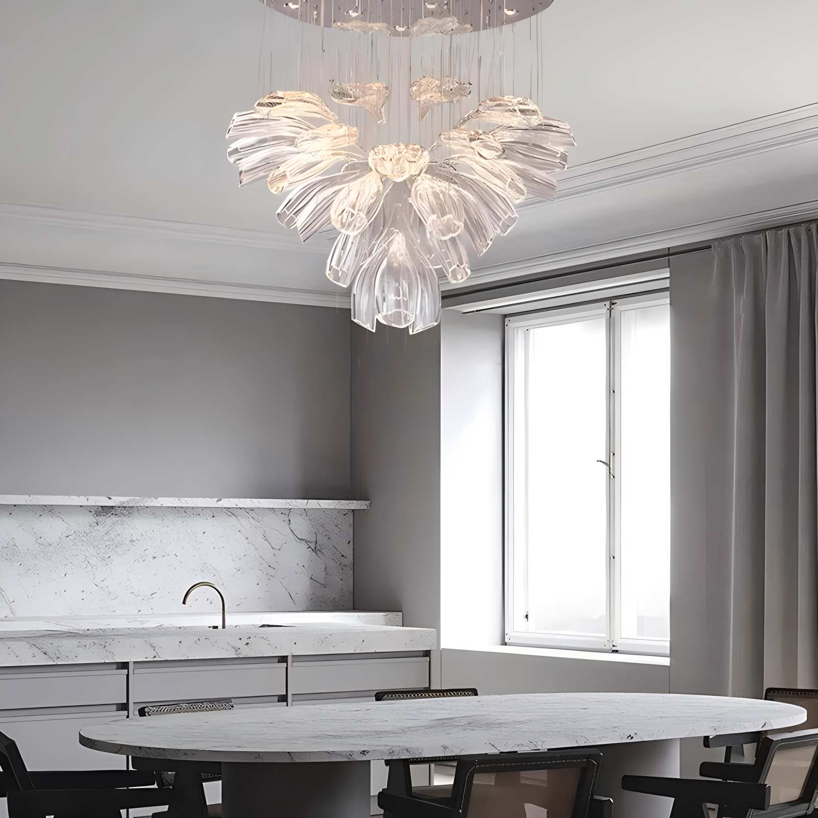 Feyran Italian Luxury Creative Bud Ceiling Chandelier