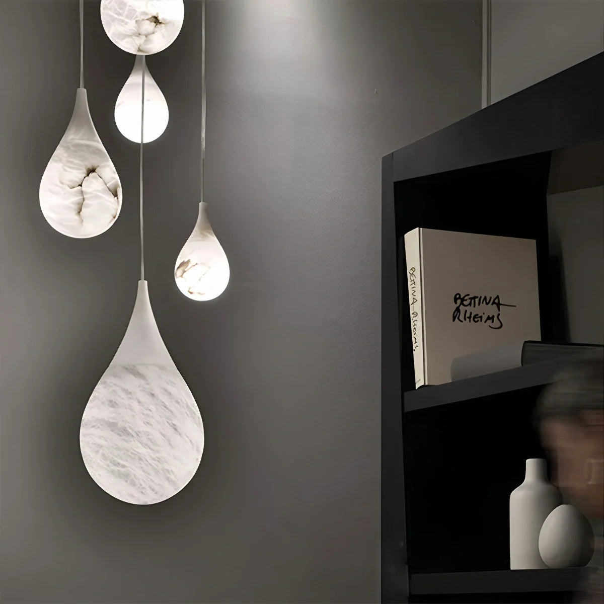 Feyran Creative Waterdrop Spanish Alabaster Pendant Light