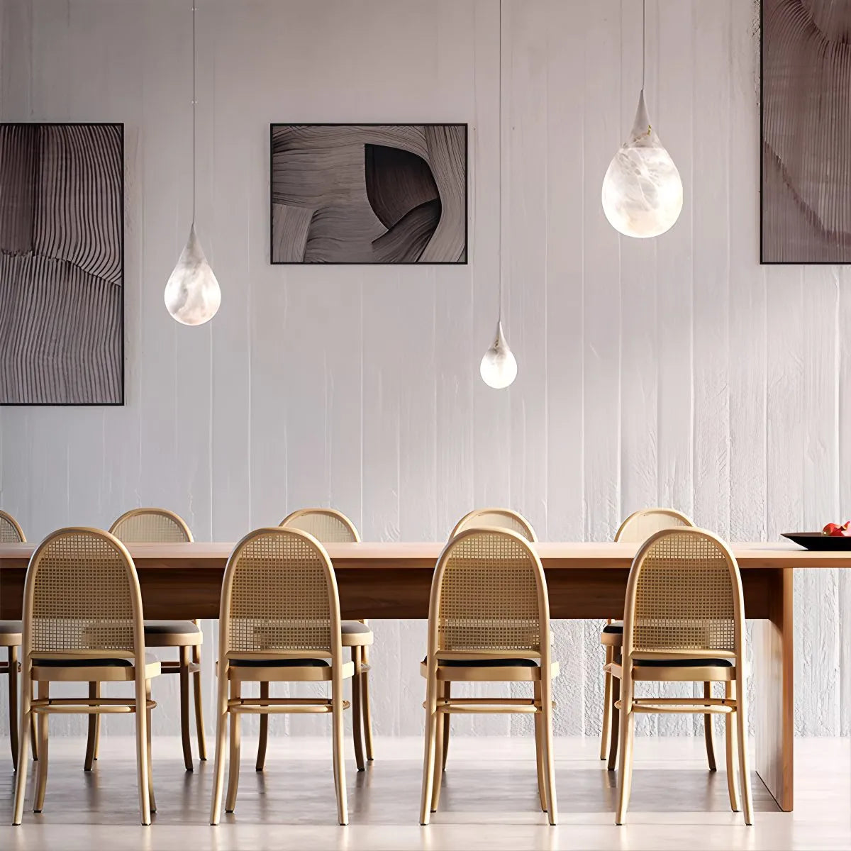 Feyran Creative Waterdrop Spanish Alabaster Pendant Light