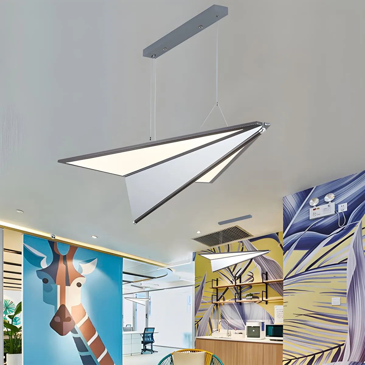 Feyran Creative Airplane Pendant Light for Kids' Rooms