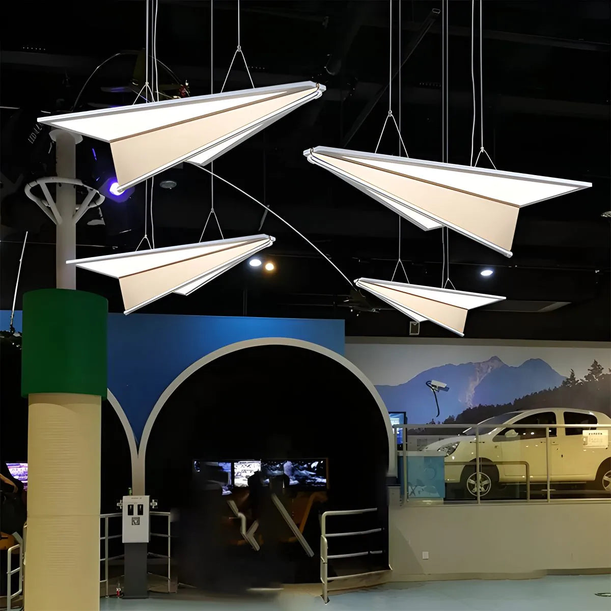 Feyran Creative Airplane Pendant Light for Kids' Rooms