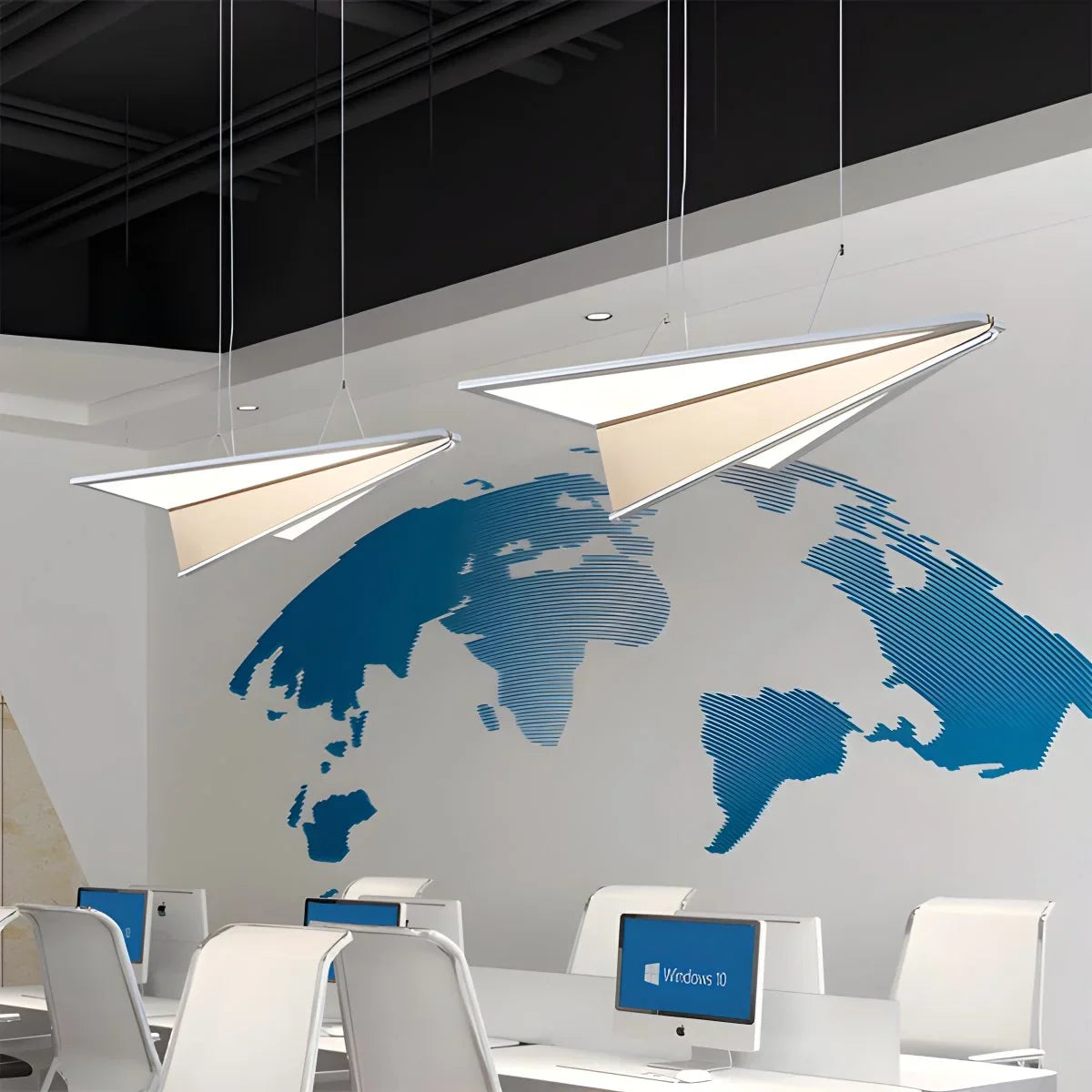 Feyran Creative Airplane Pendant Light for Kids' Rooms