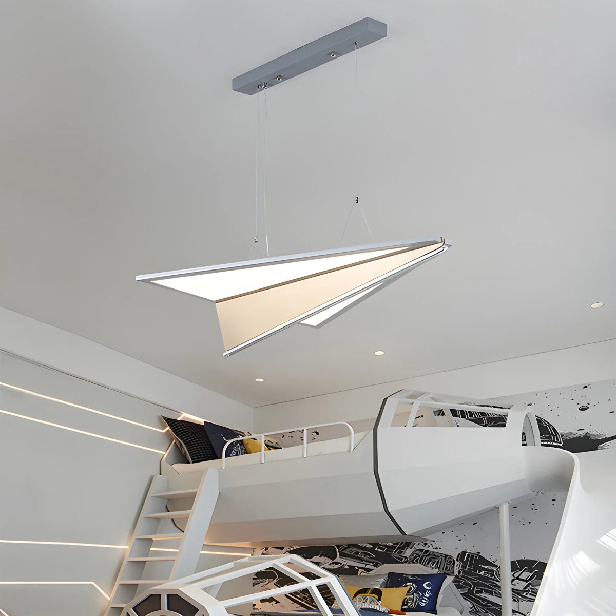Feyran Creative Airplane Pendant Light for Kids' Rooms