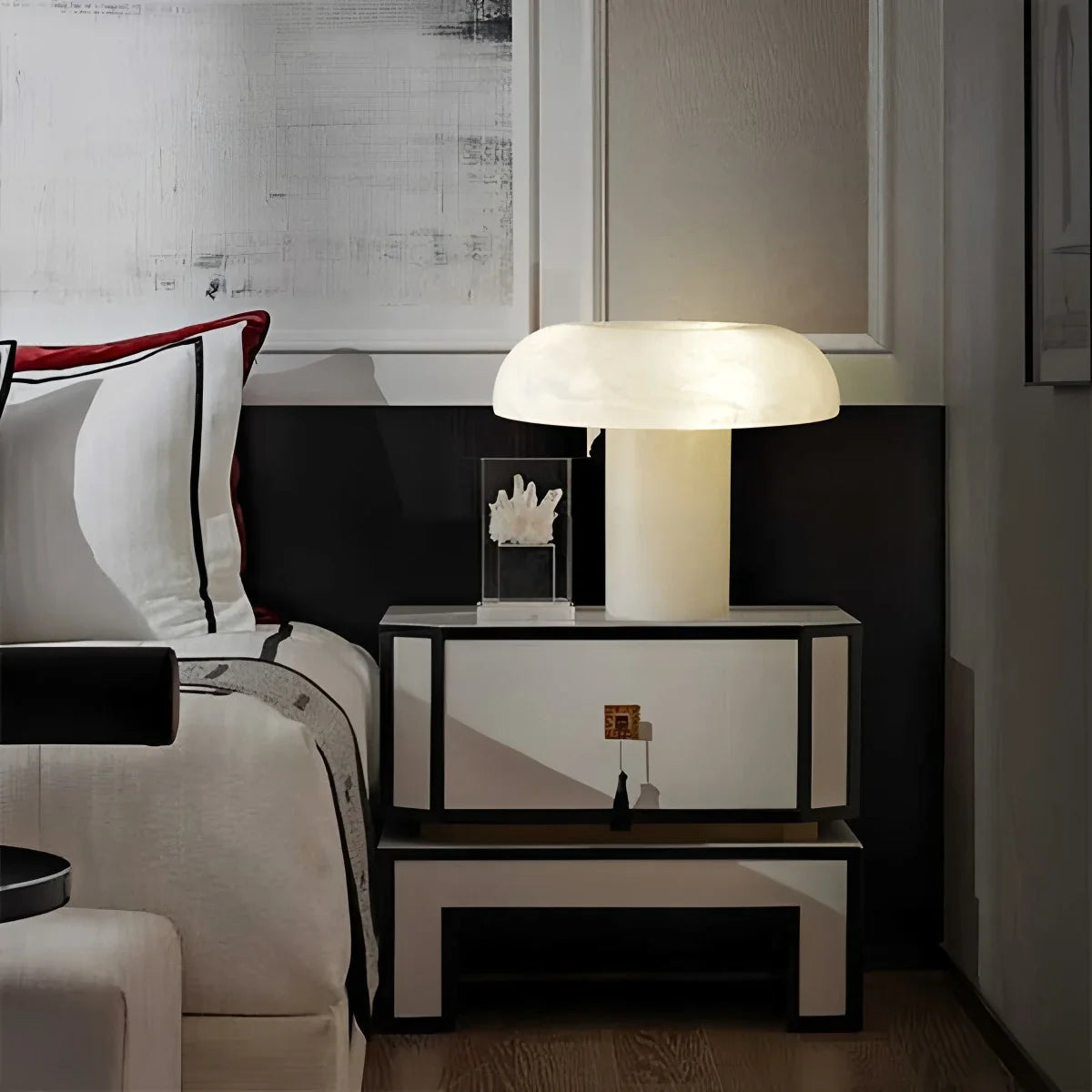 Feyran Creative Mushroom Shaped Spanish Alabaster Table Lamp