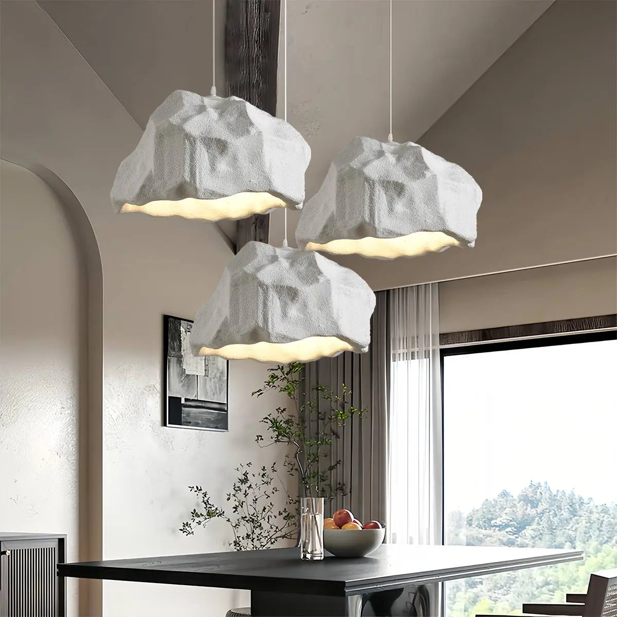 Feyran Creative Rock Shaped Pendant Light for Dining Room