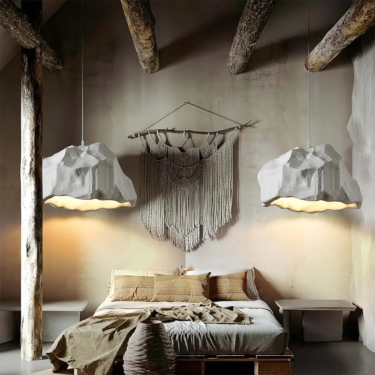 Feyran Creative Rock Shaped Pendant Light for Dining Room