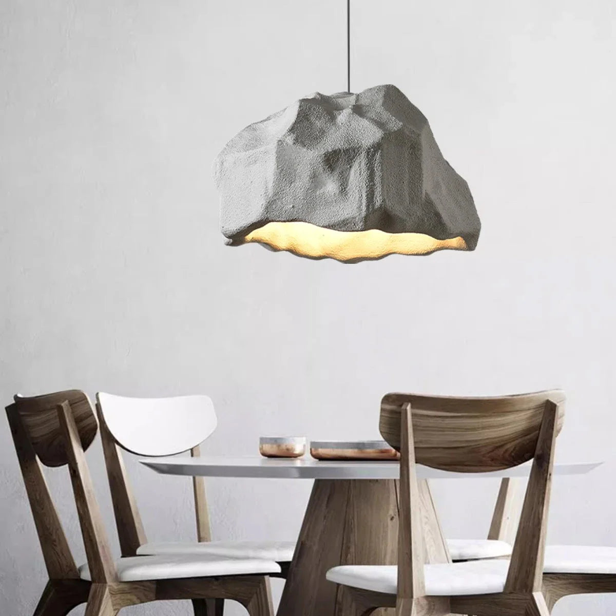 Feyran Creative Rock Shaped Pendant Light for Dining Room
