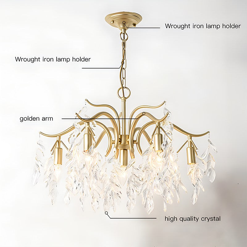 Feyran French Light Luxury Crystal Chandelier