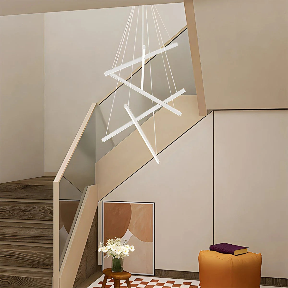 Feyran Custom Multi Light Sticks LED Chandelier