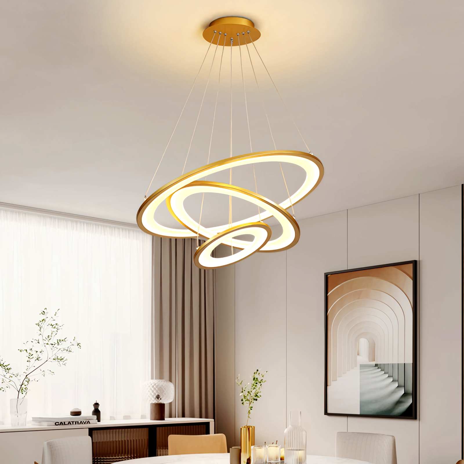Feyran Creative Minimalist Ring Chandelier