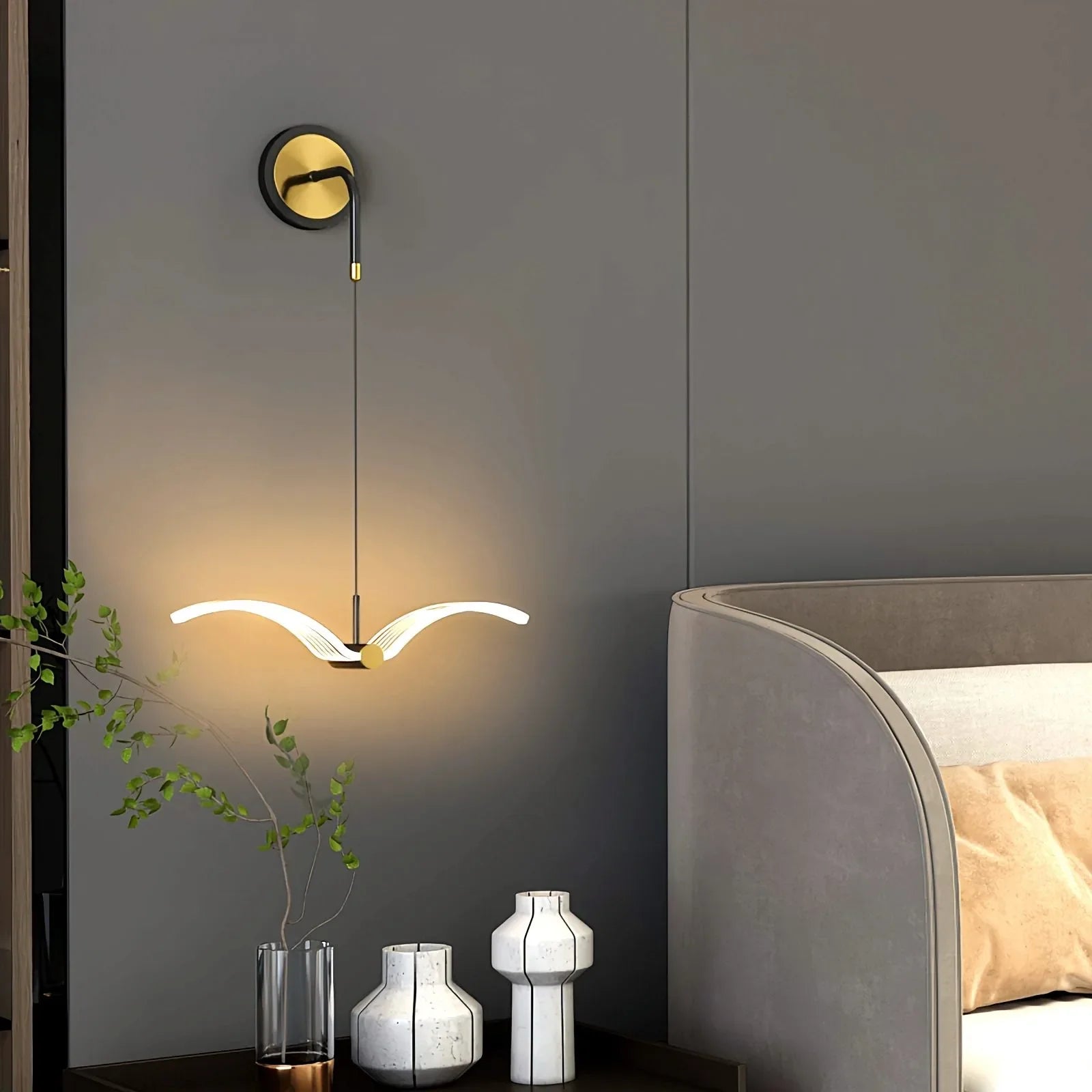 Feyran Personalized Seagull Home Wall Lamp Bedside Lamp
